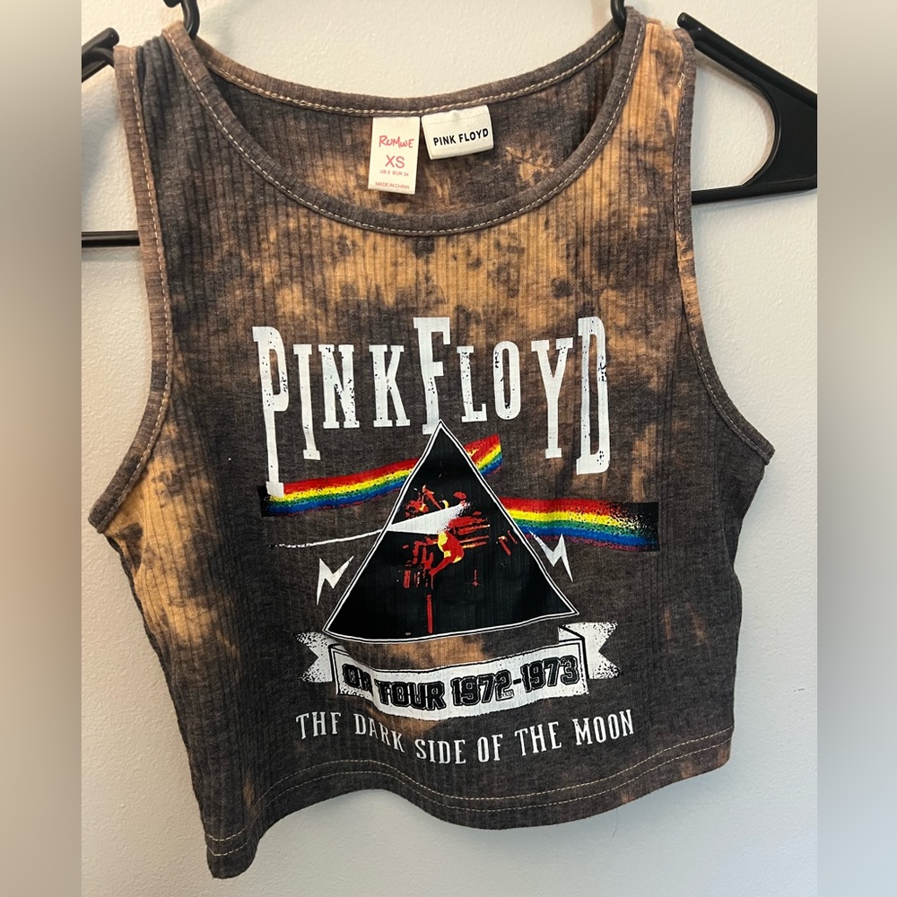 Romwe Pink Floyd crop top - Picture 1 of 1